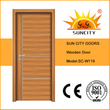 Used Wooden Luxury Main Door, Wood Door Design Sc-W119